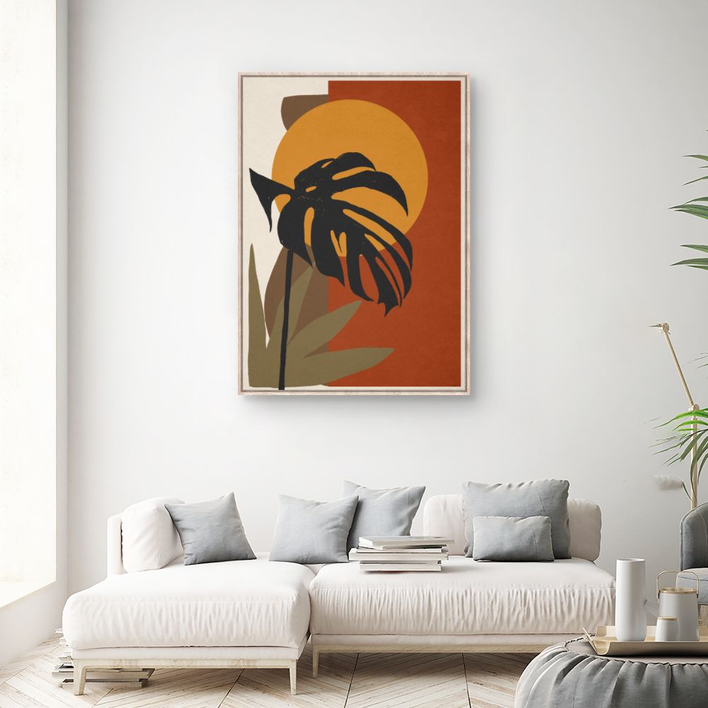 Tableau Feuilles exotiques