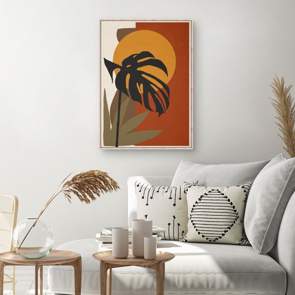 Tableau Feuilles exotiques