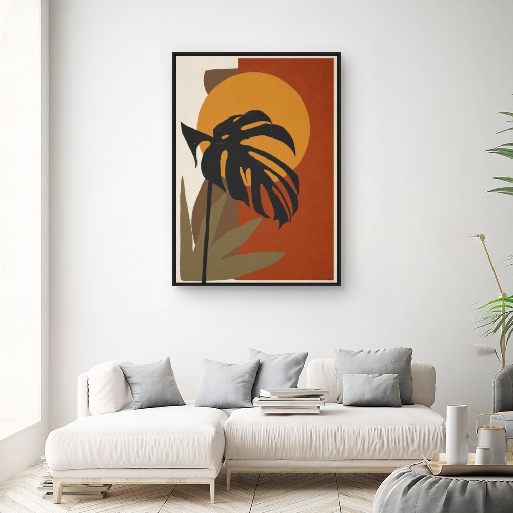Tableau Feuilles exotiques