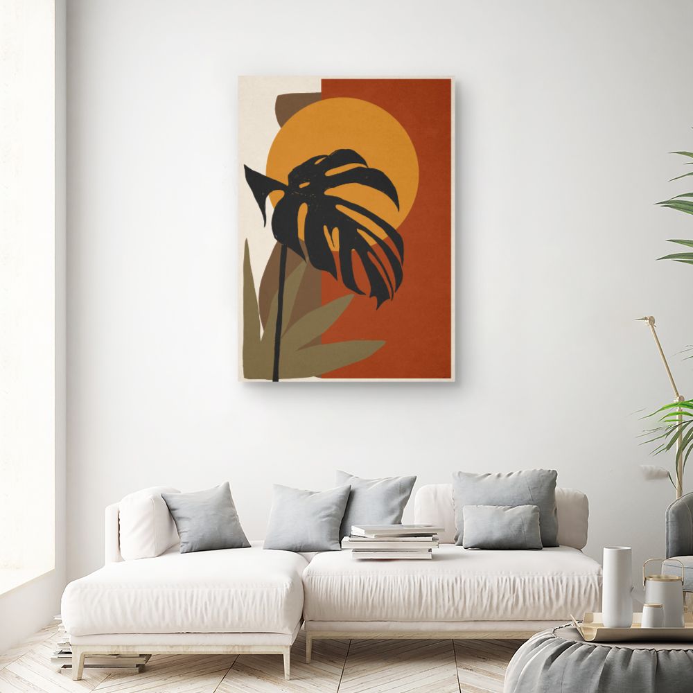 Tableau Feuilles exotiques