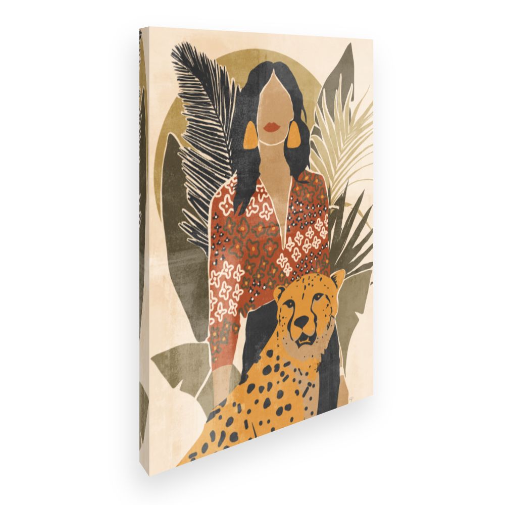 Toile Élégance sauvage