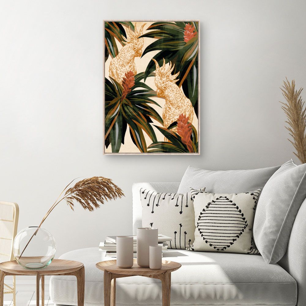 Tableau Perroquets exotiques