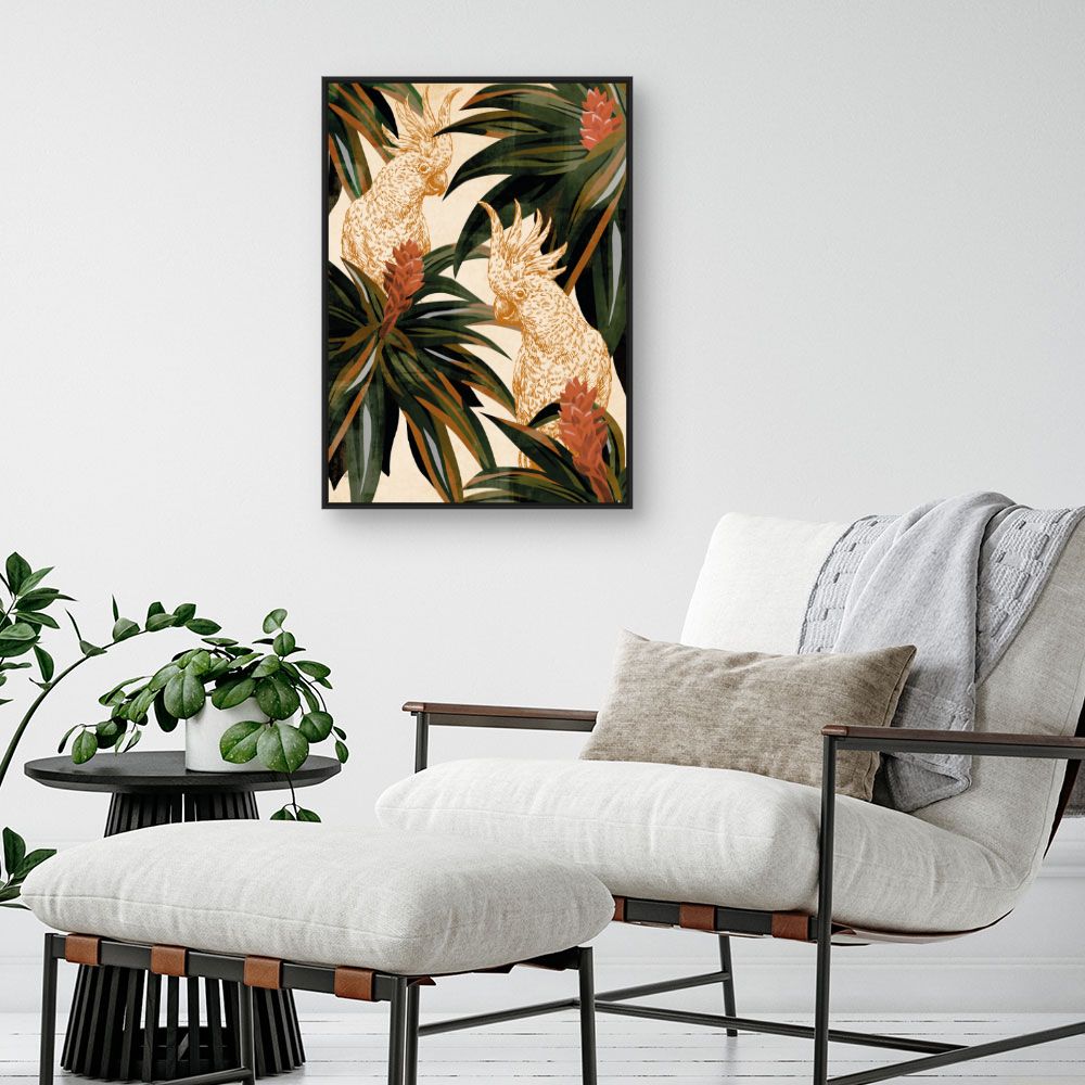 Tableau Perroquets exotiques