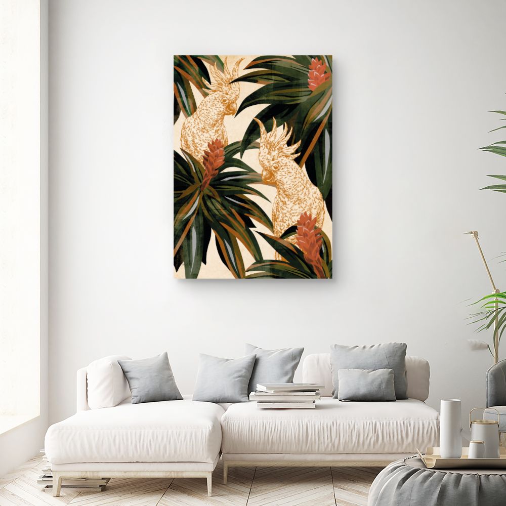 Tableau Perroquets exotiques
