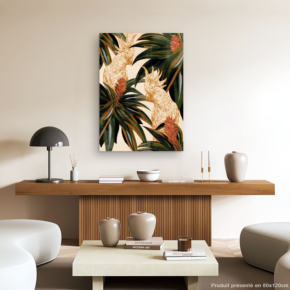 Tableau Perroquets exotiques