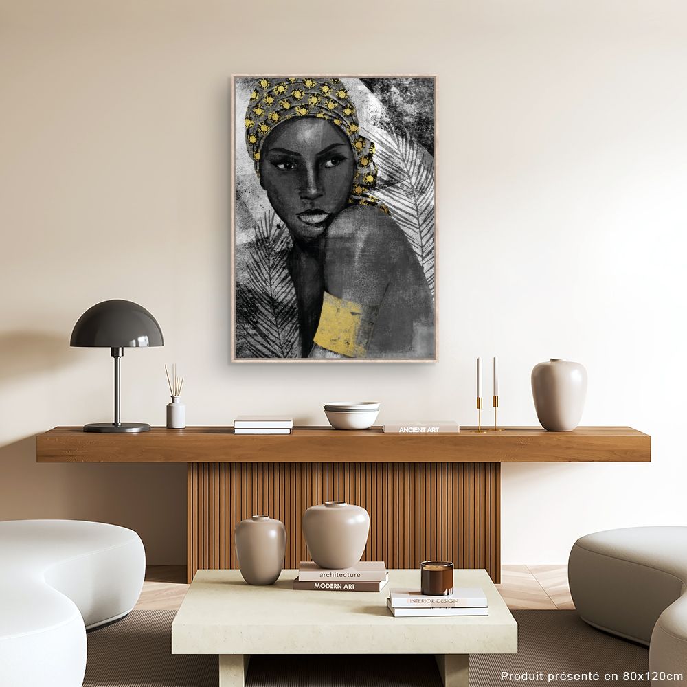 Tableau Portrait féminin captivant