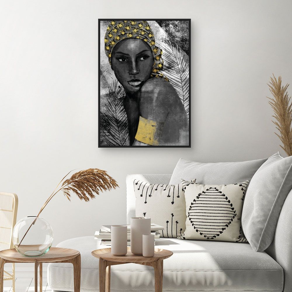 Tableau Portrait féminin captivant