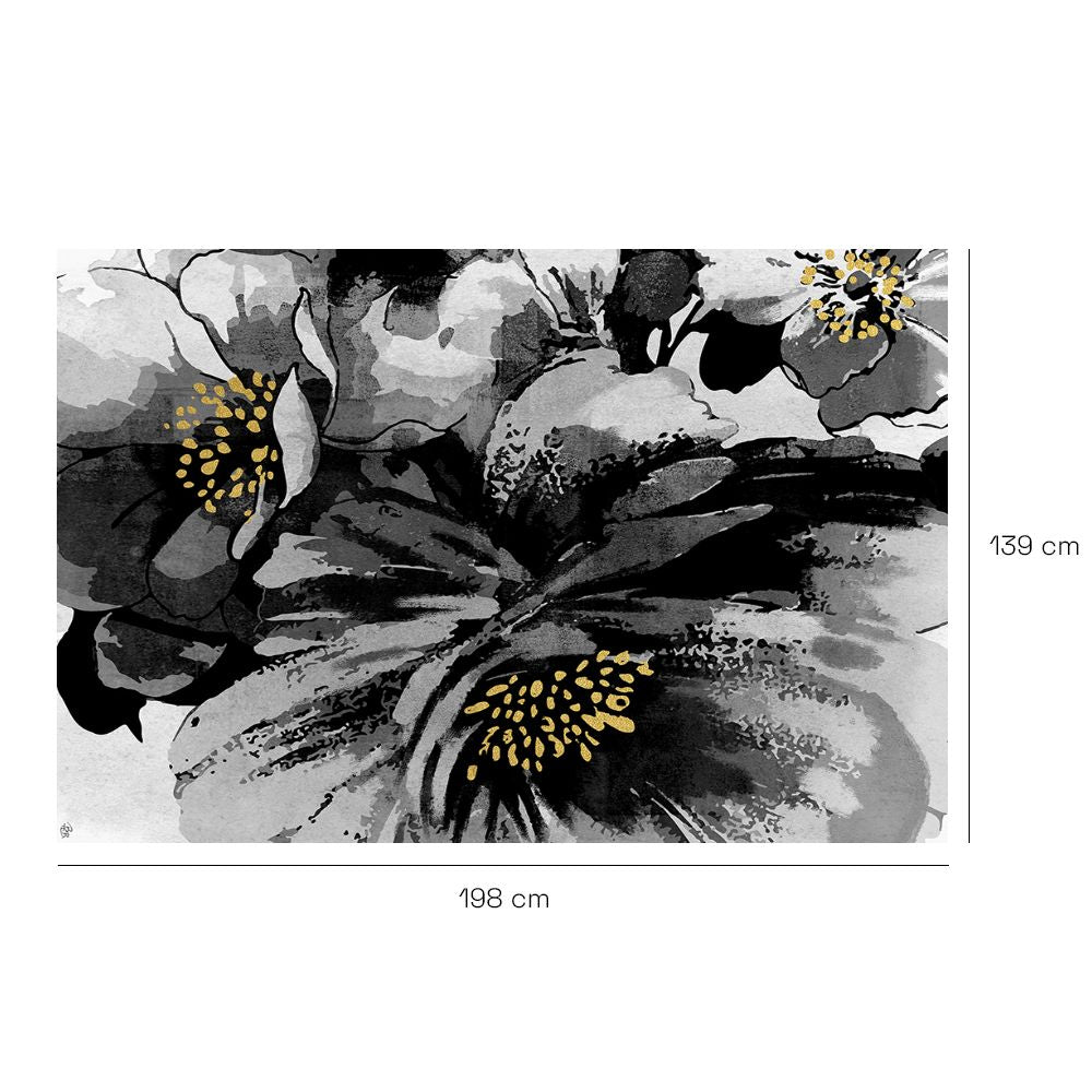 Tapis n°205 Fleurs abstraites élégantes