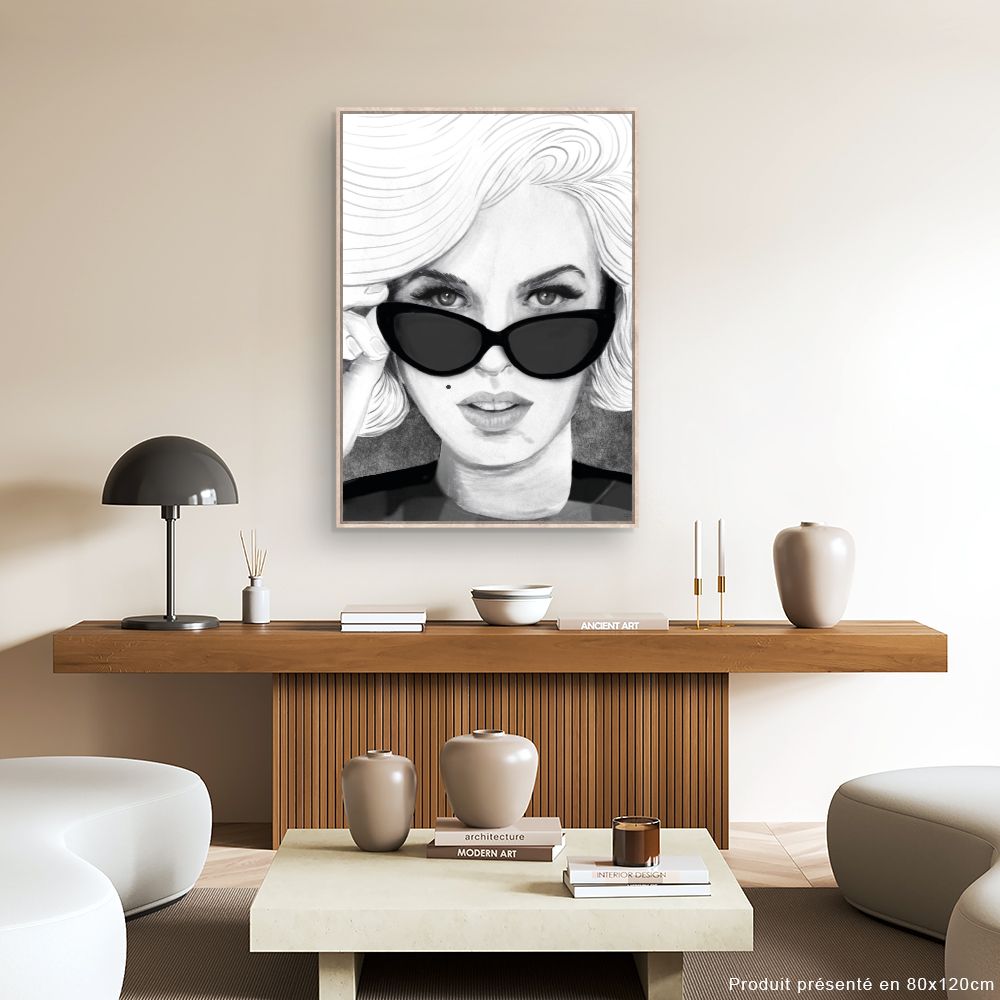 Tableau Icône rétro élégante