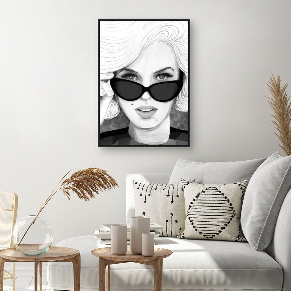 Tableau Icône rétro élégante