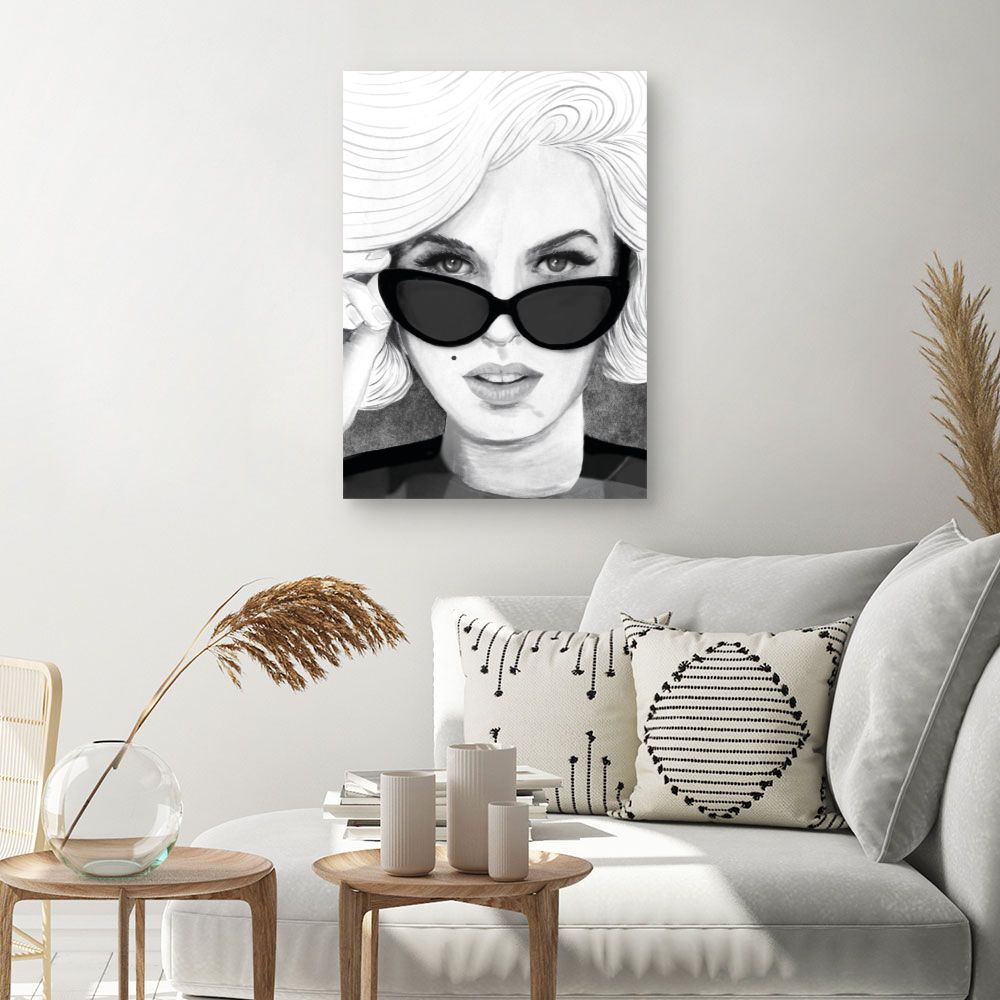 Tableau Icône rétro élégante