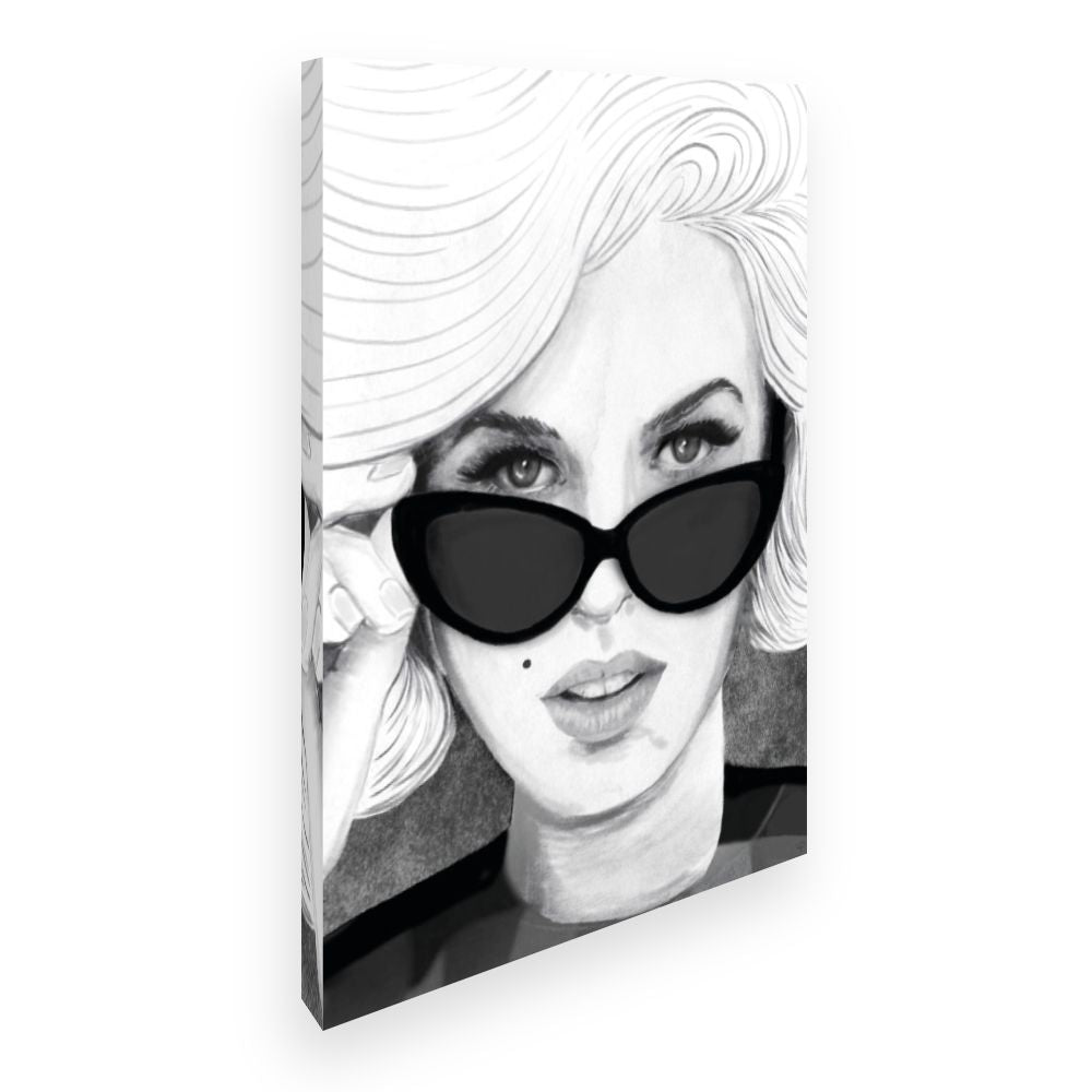 Toile Icône rétro élégante