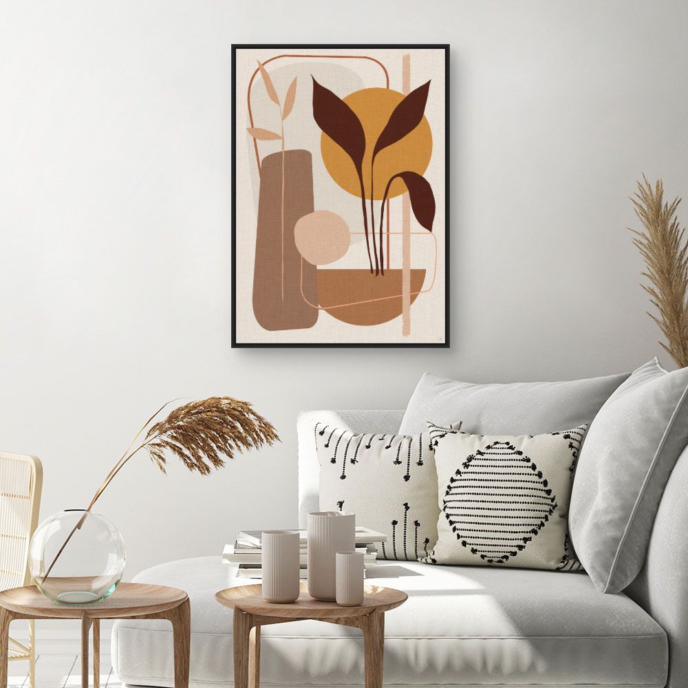 Tableau Formes organiques élégantes