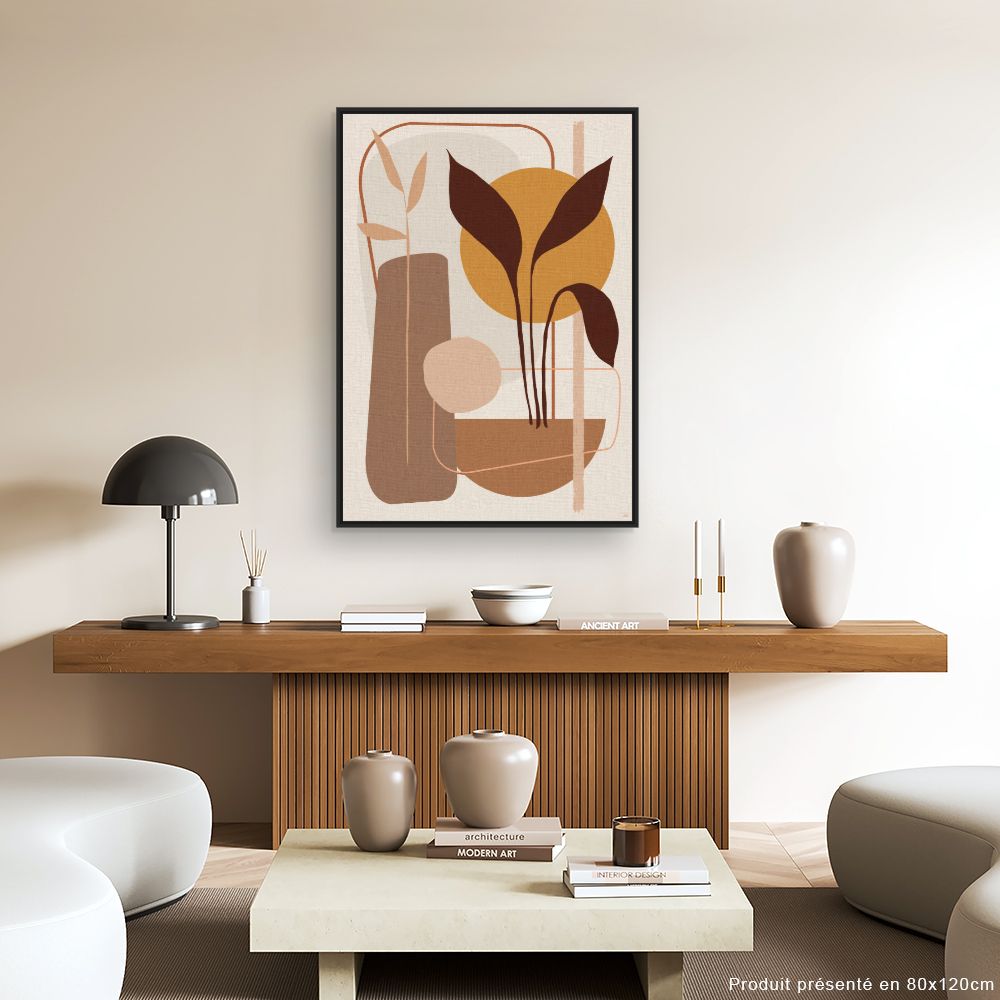 Tableau Formes organiques élégantes