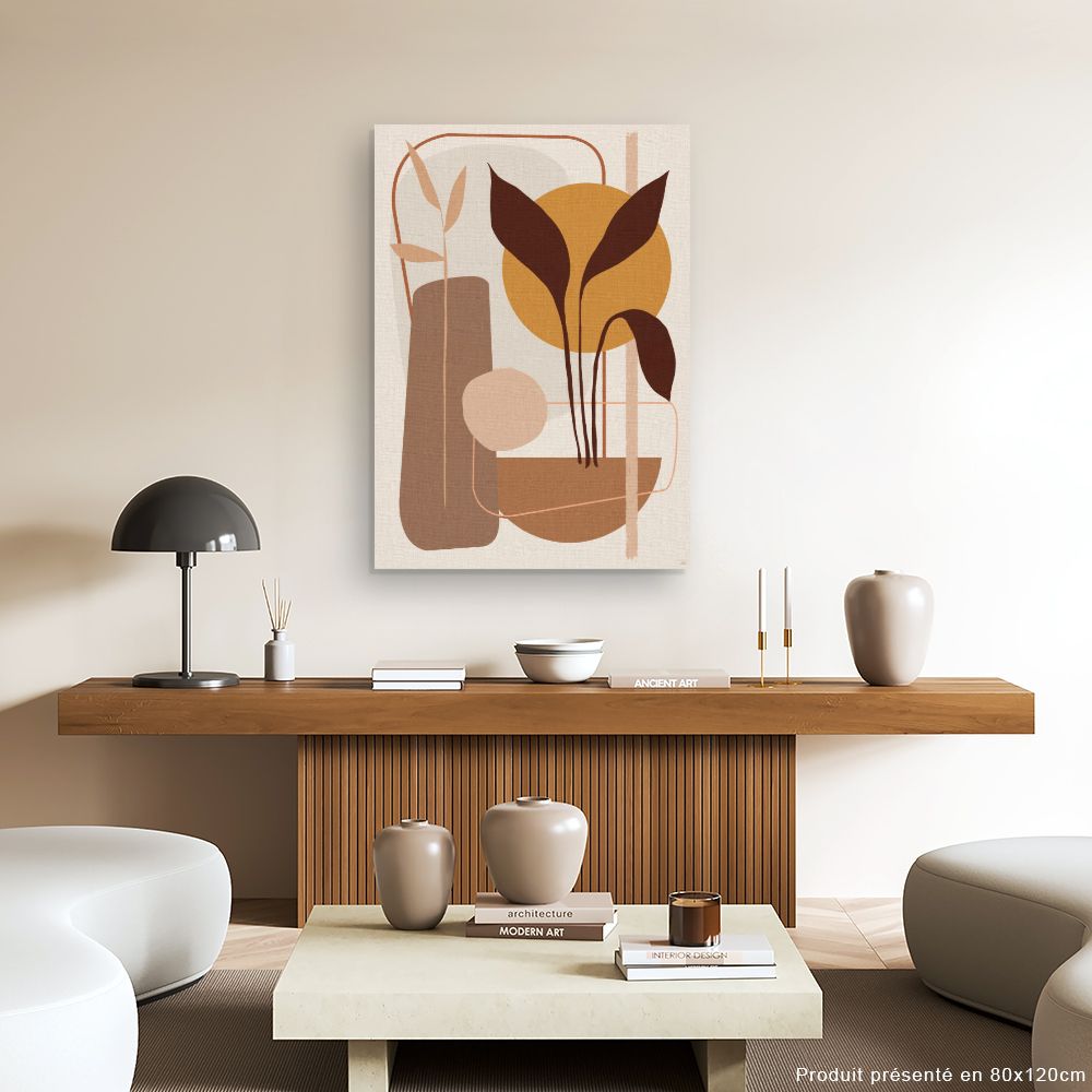 Tableau Formes organiques élégantes