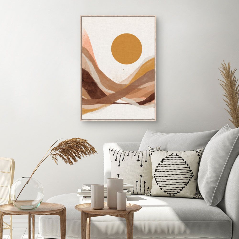 Tableau Paysage abstrait chaleureux