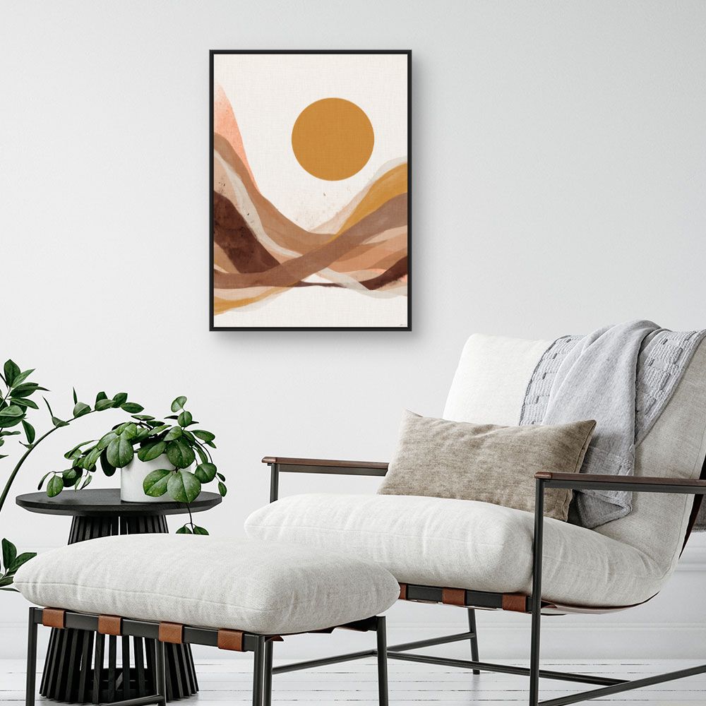 Tableau Paysage abstrait chaleureux