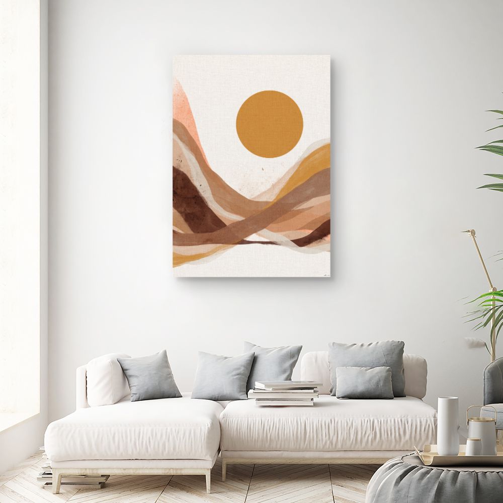 Tableau Paysage abstrait chaleureux