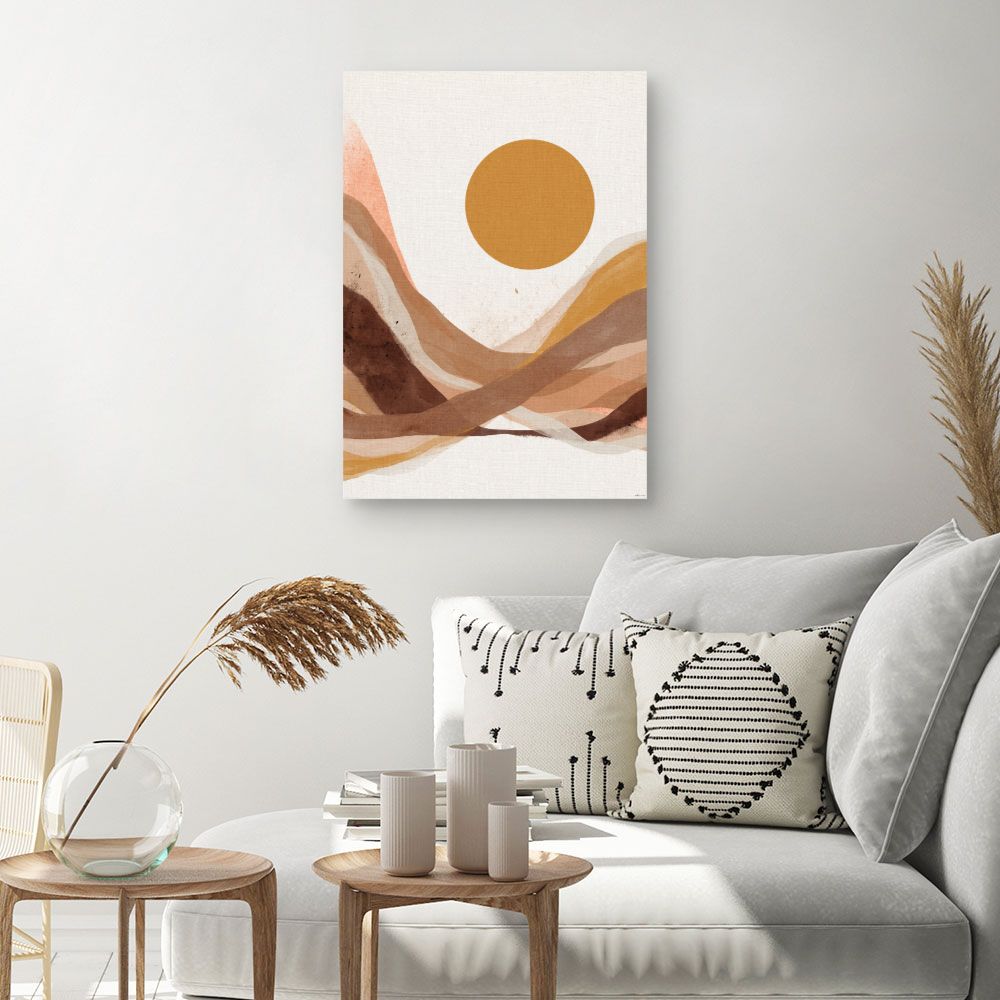 Tableau Paysage abstrait chaleureux