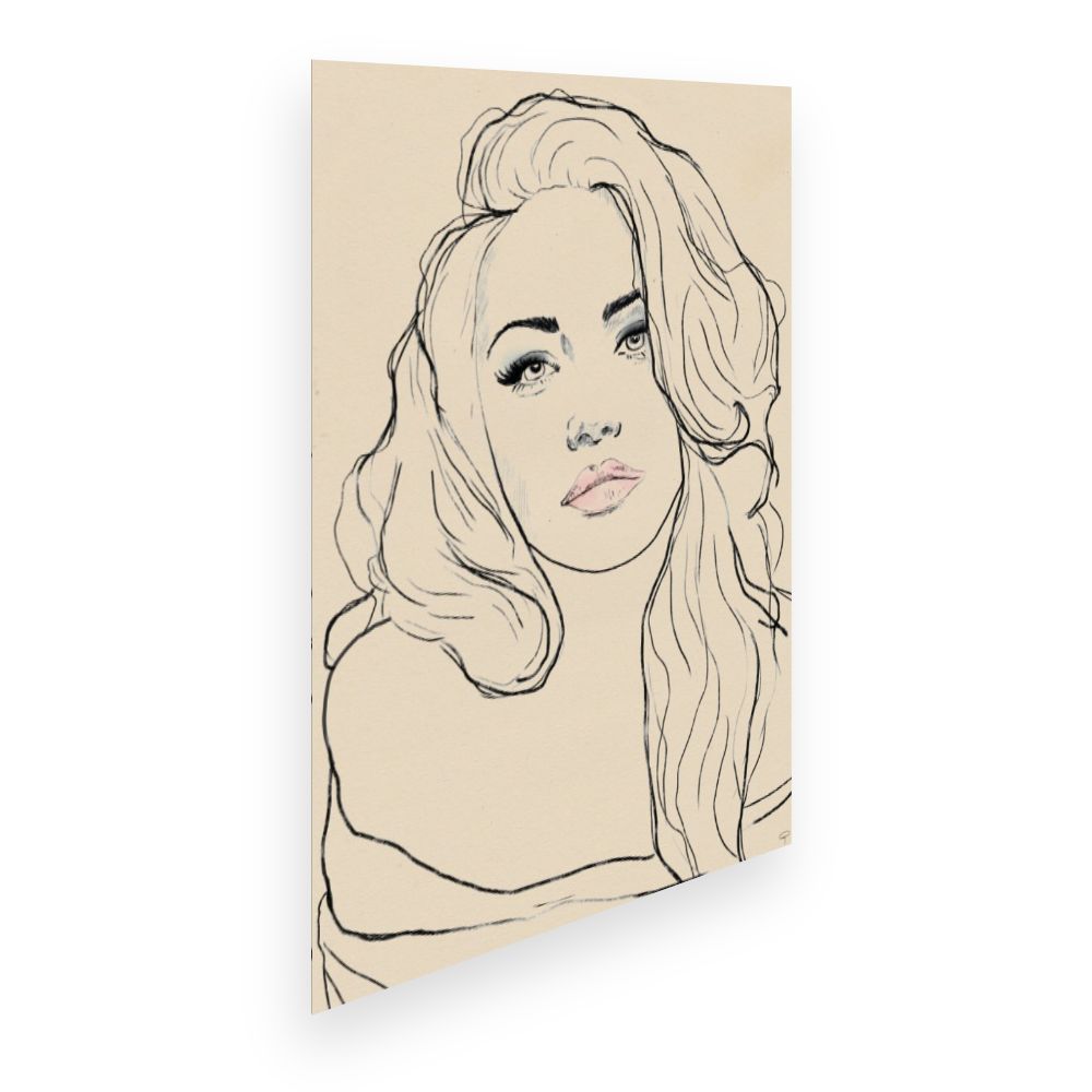 Affiche Élégance féminine