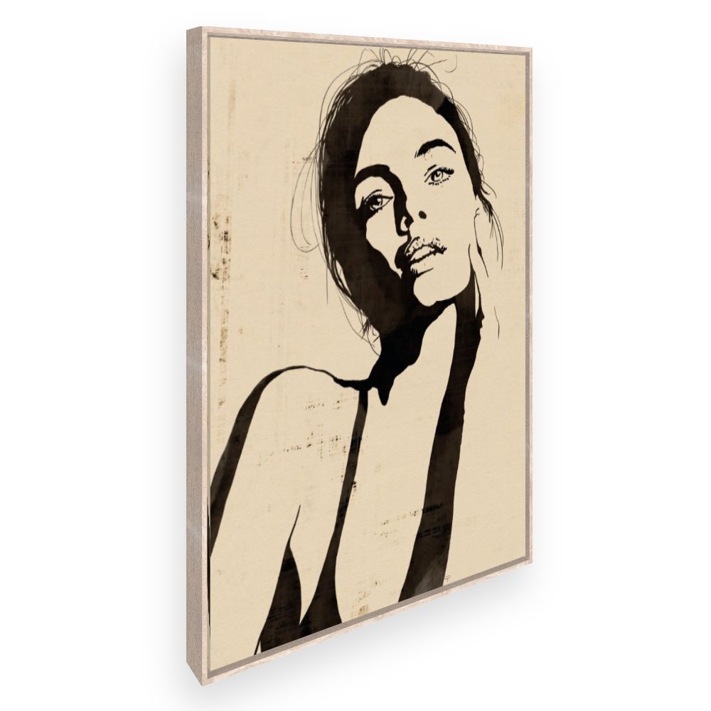 Toile Portrait élégant