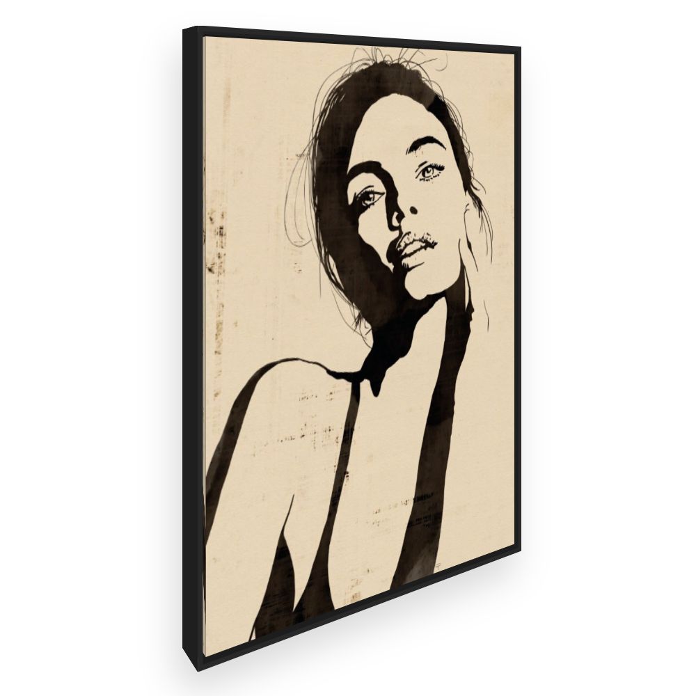 Toile Portrait élégant