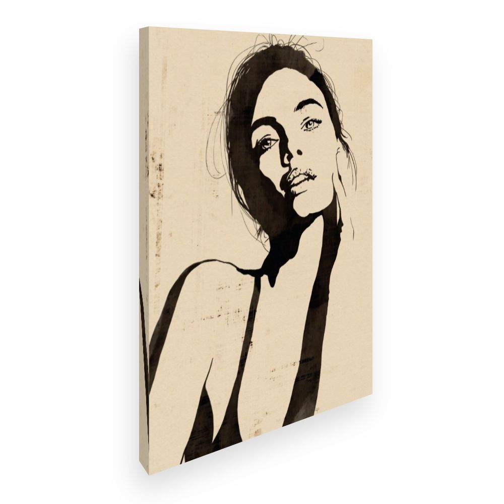 Toile Portrait élégant