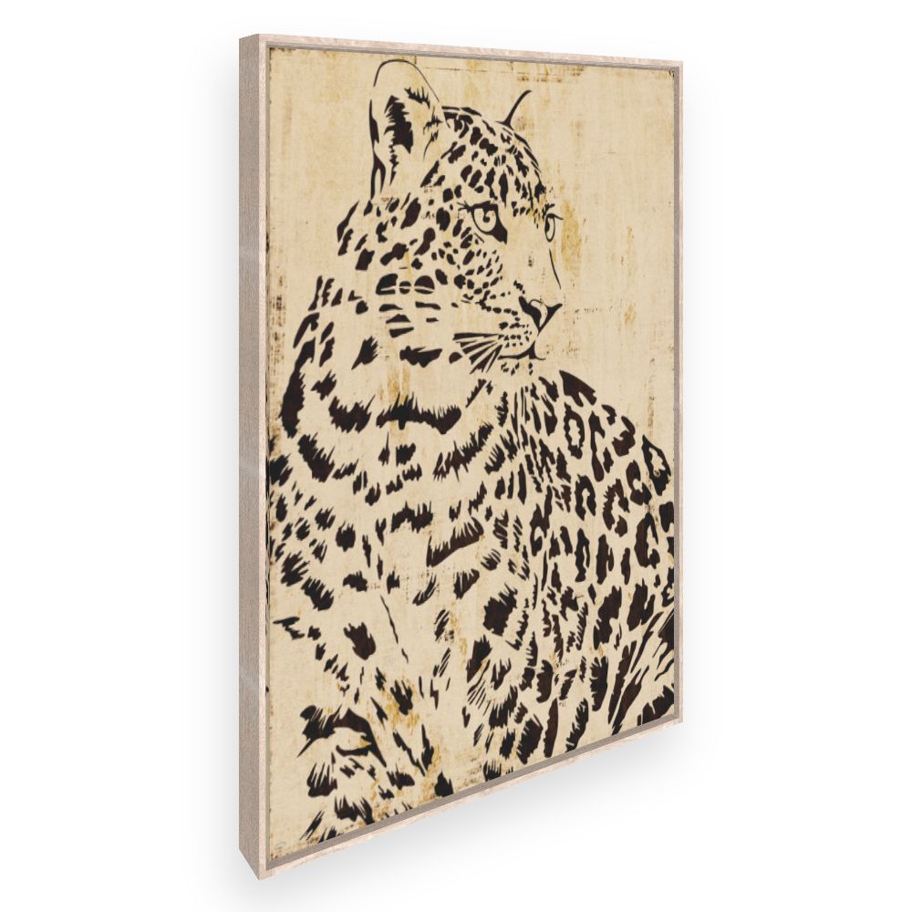 Toile Élégant léopard sauvage