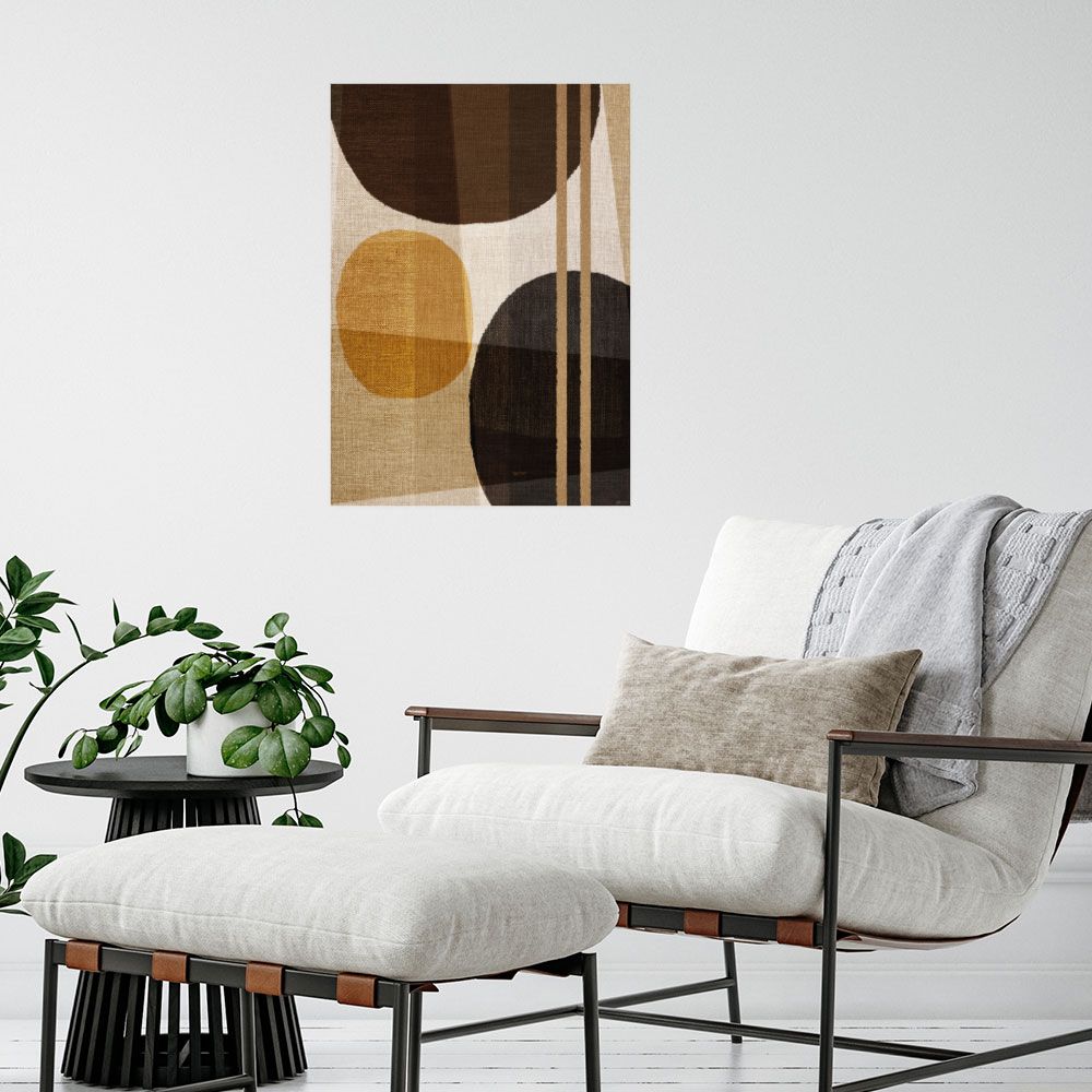 Affiche Cercles colorés abstraits