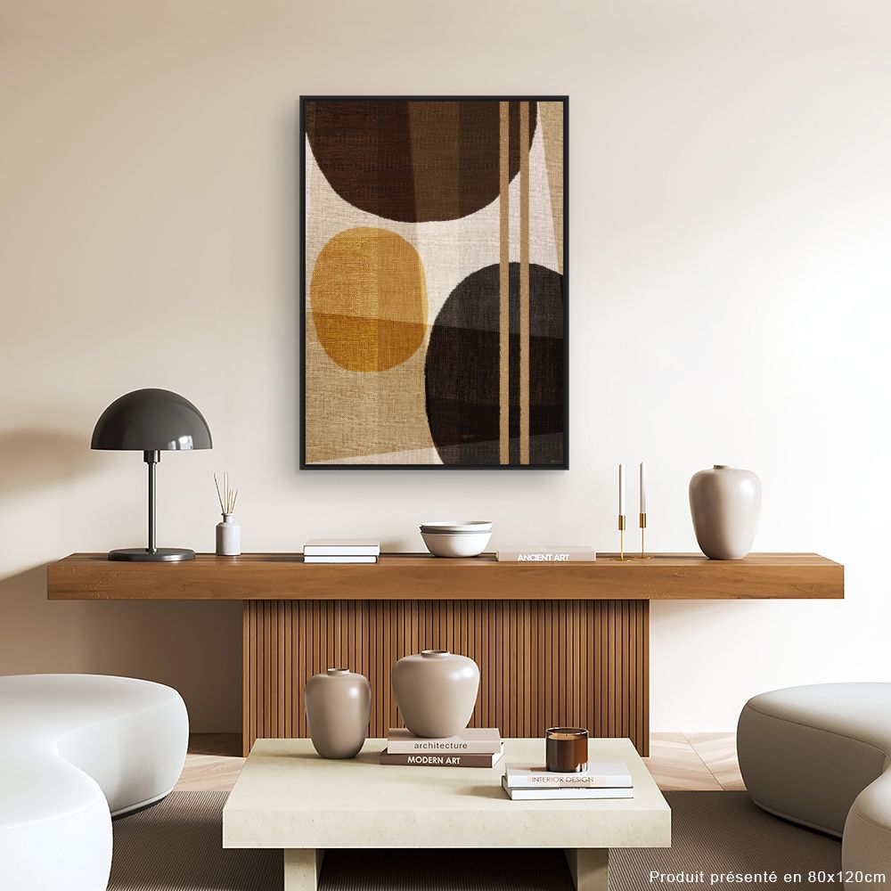 Tableau Cercles abstraits captivants