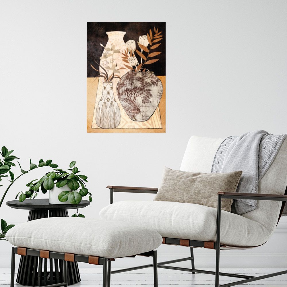 Affiche Vases floraux élégants