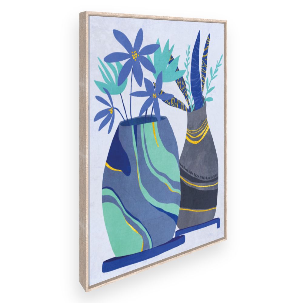 Toile Vases floraux artistiques