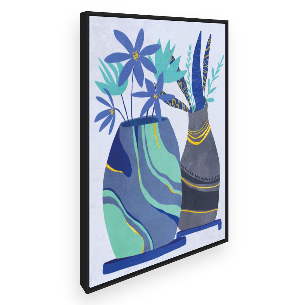 Toile Vases floraux artistiques
