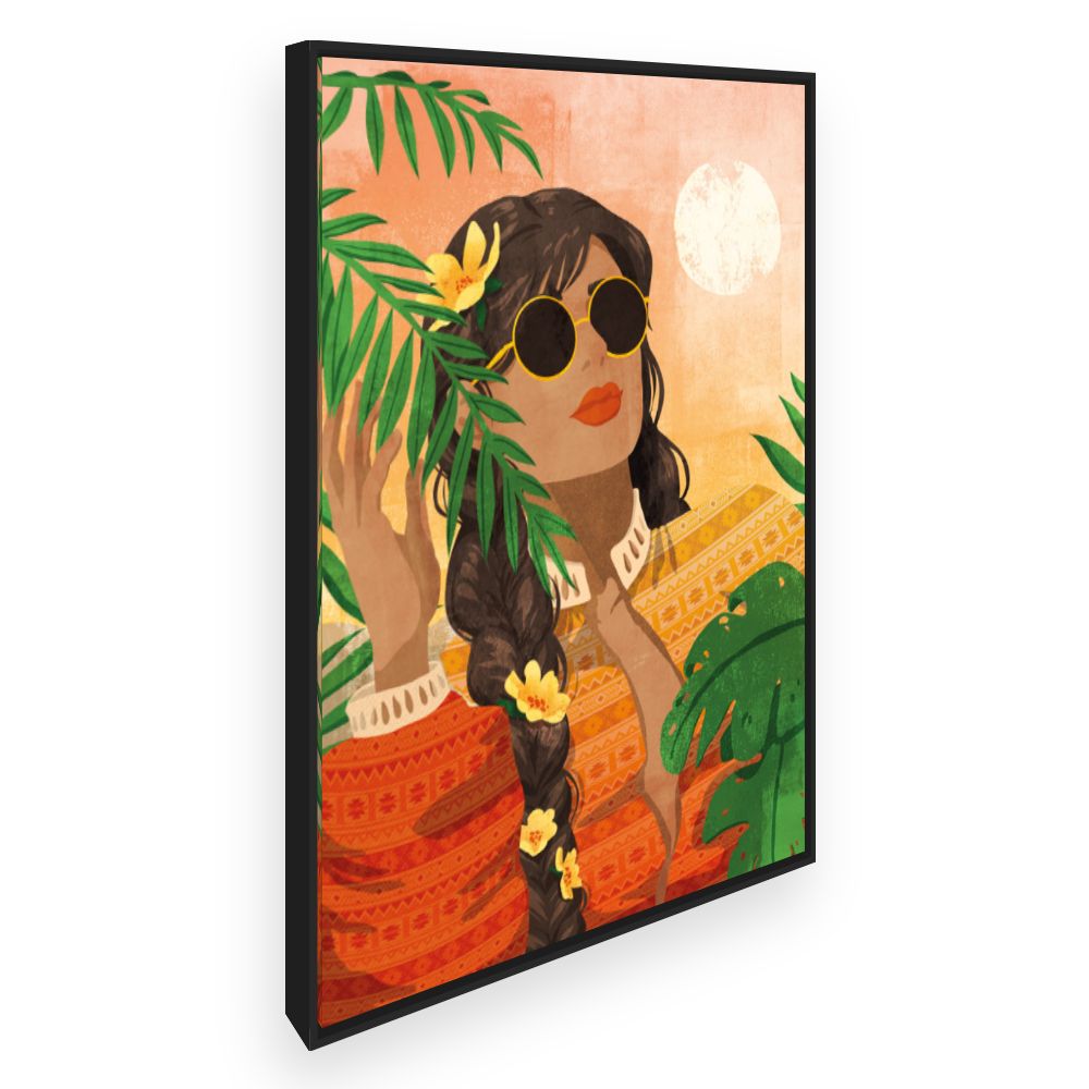 Toile Évasion exotique