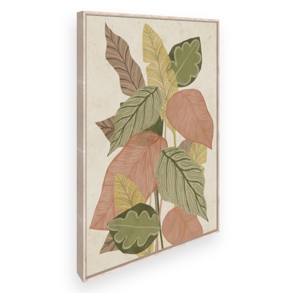 Toile Feuilles élégantes