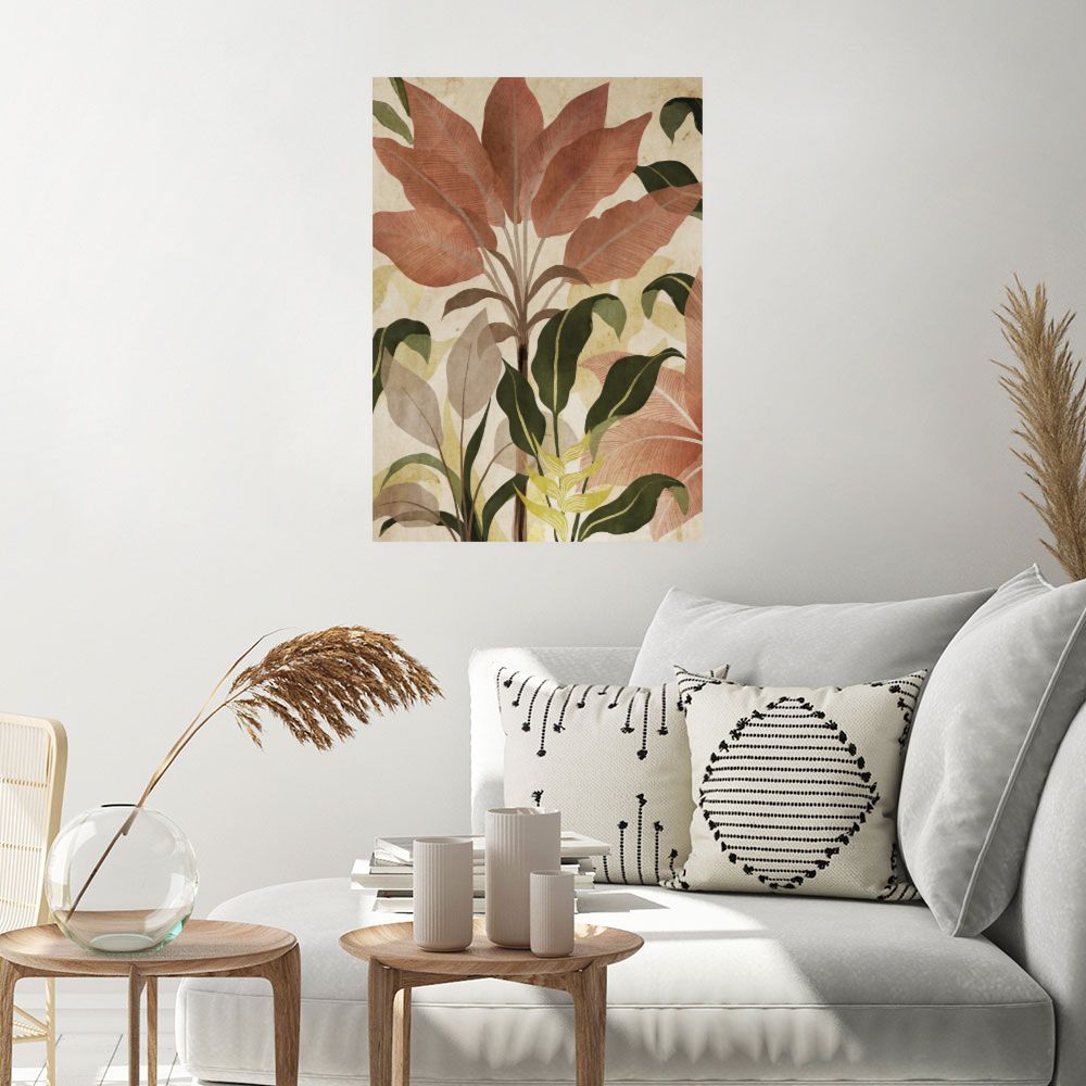 Affiche Feuillage tropical