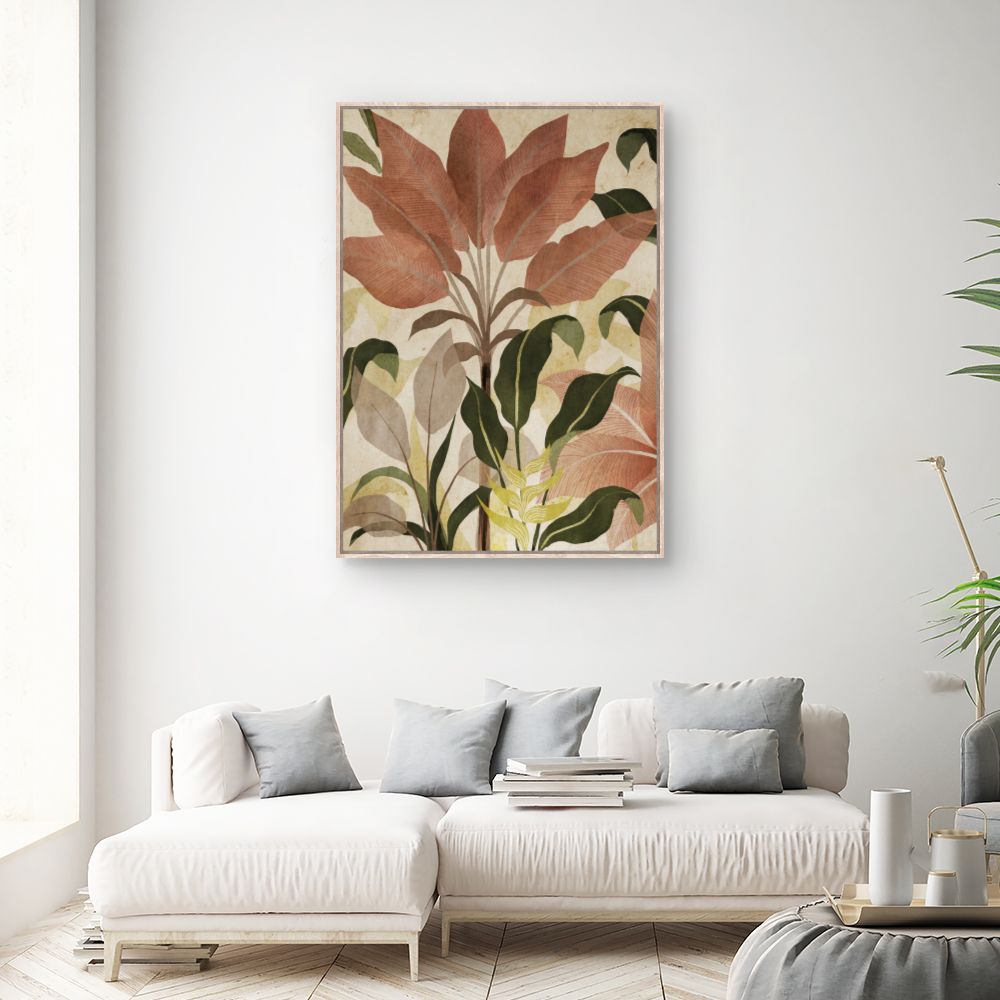 Tableau Feuillage botanique luxuriant