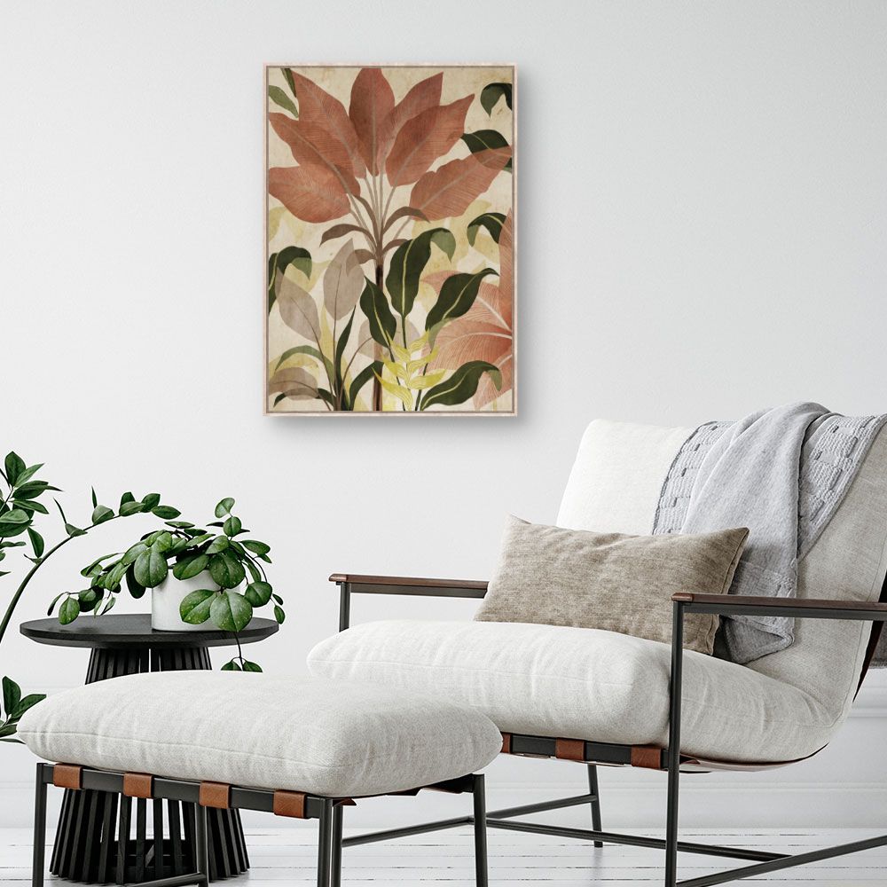 Tableau Feuillage botanique luxuriant
