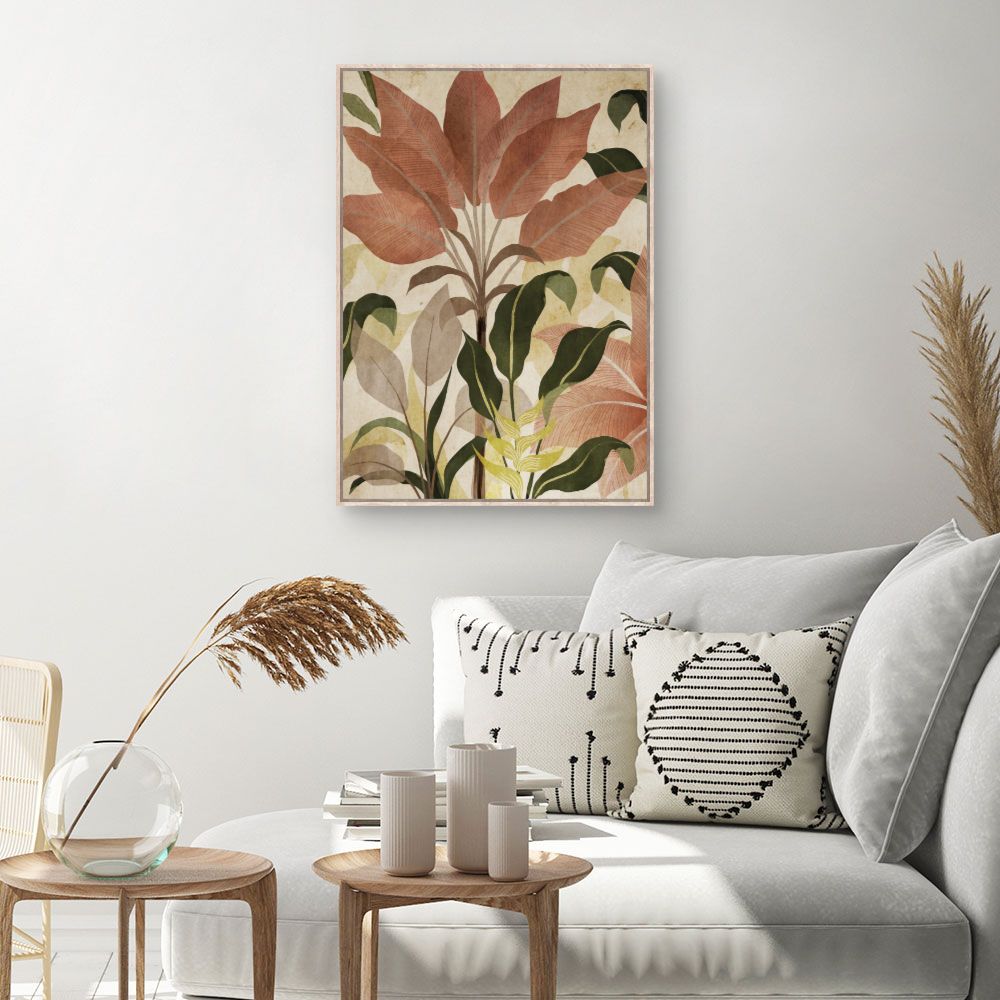 Tableau Feuillage botanique luxuriant