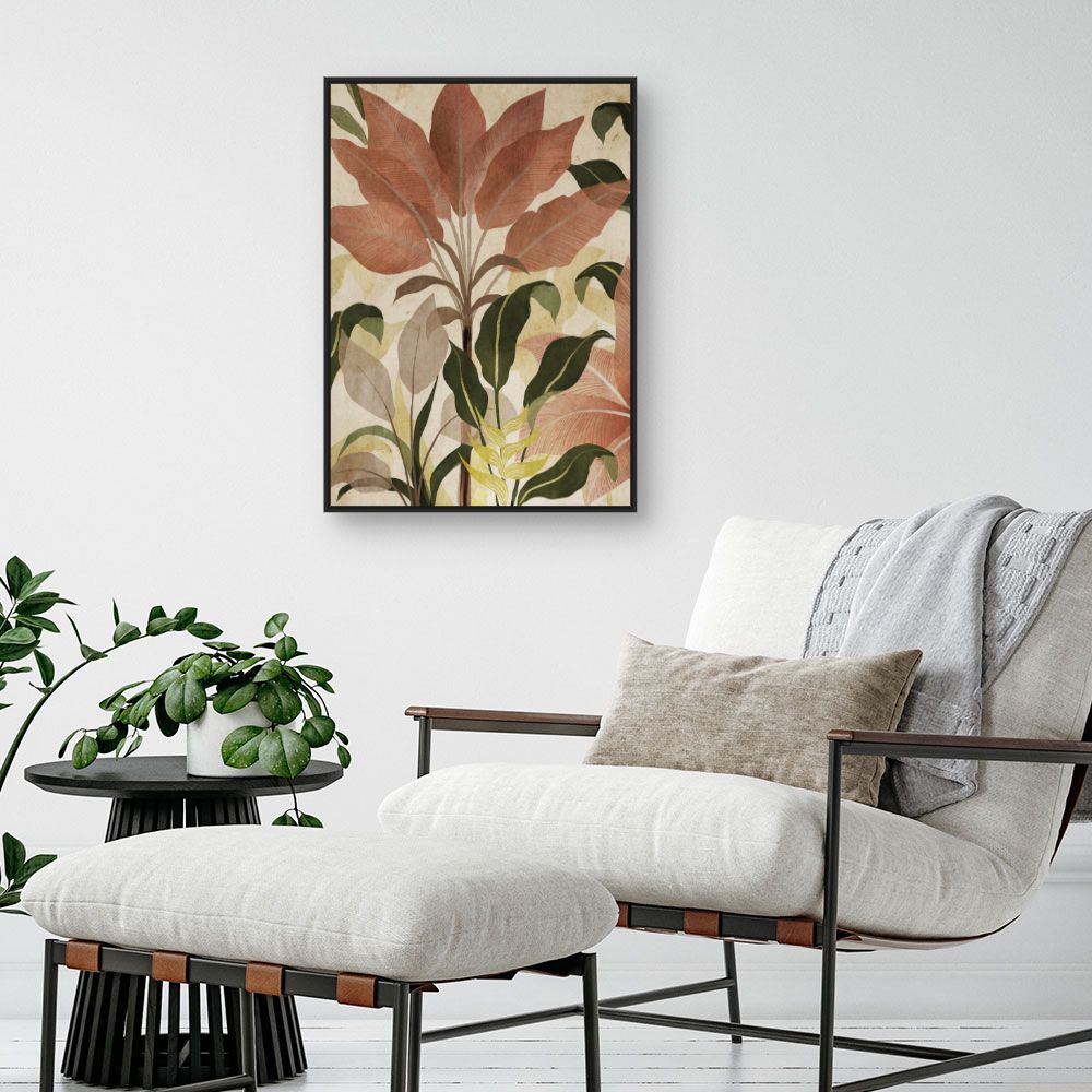 Tableau Feuillage botanique luxuriant