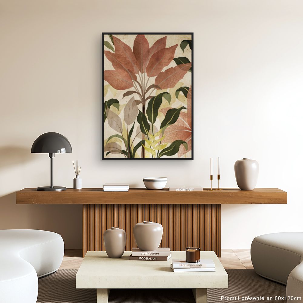 Tableau Feuillage botanique luxuriant