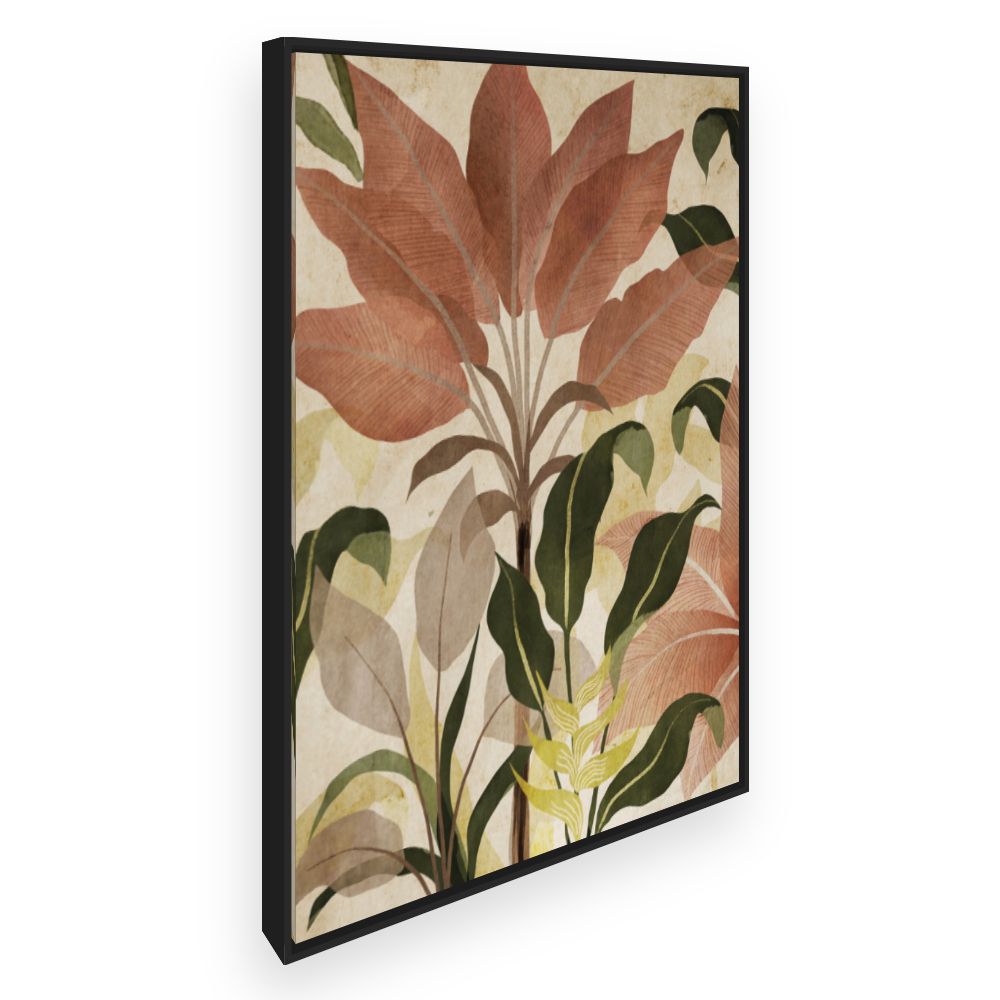 Toile Feuillage botanique luxuriant