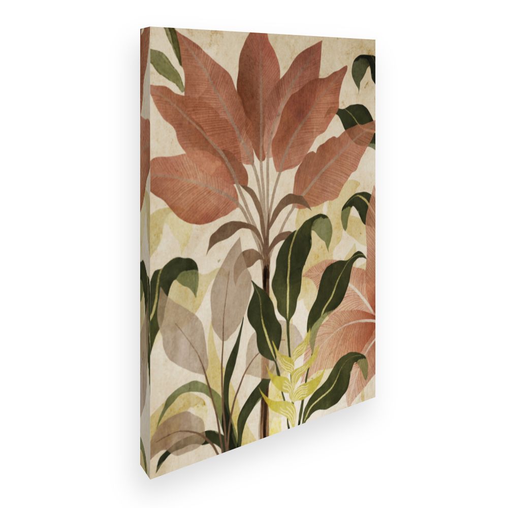 Toile Feuillage botanique luxuriant