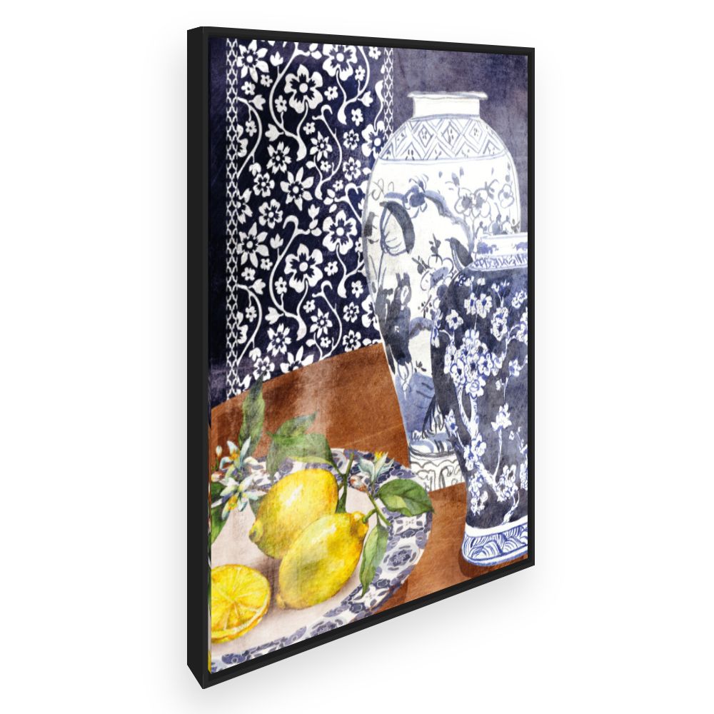 Toile Élégance florale délicate