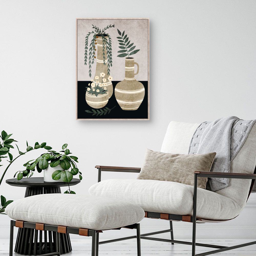 Tableau Vases élégants fleuris