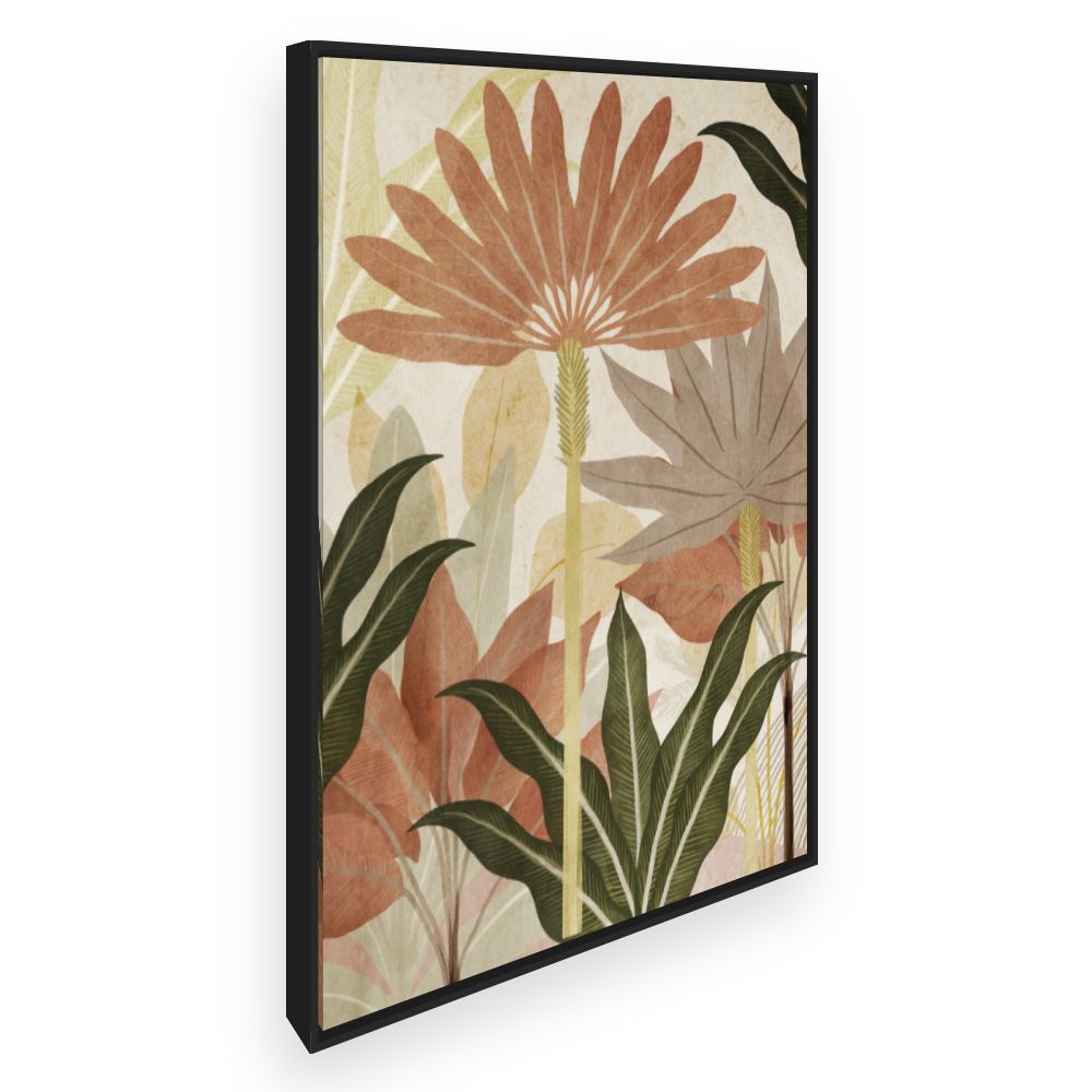 Toile Fleurs exotiques