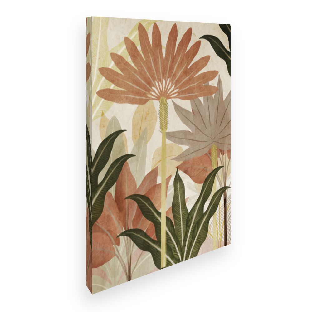 Toile Fleurs exotiques