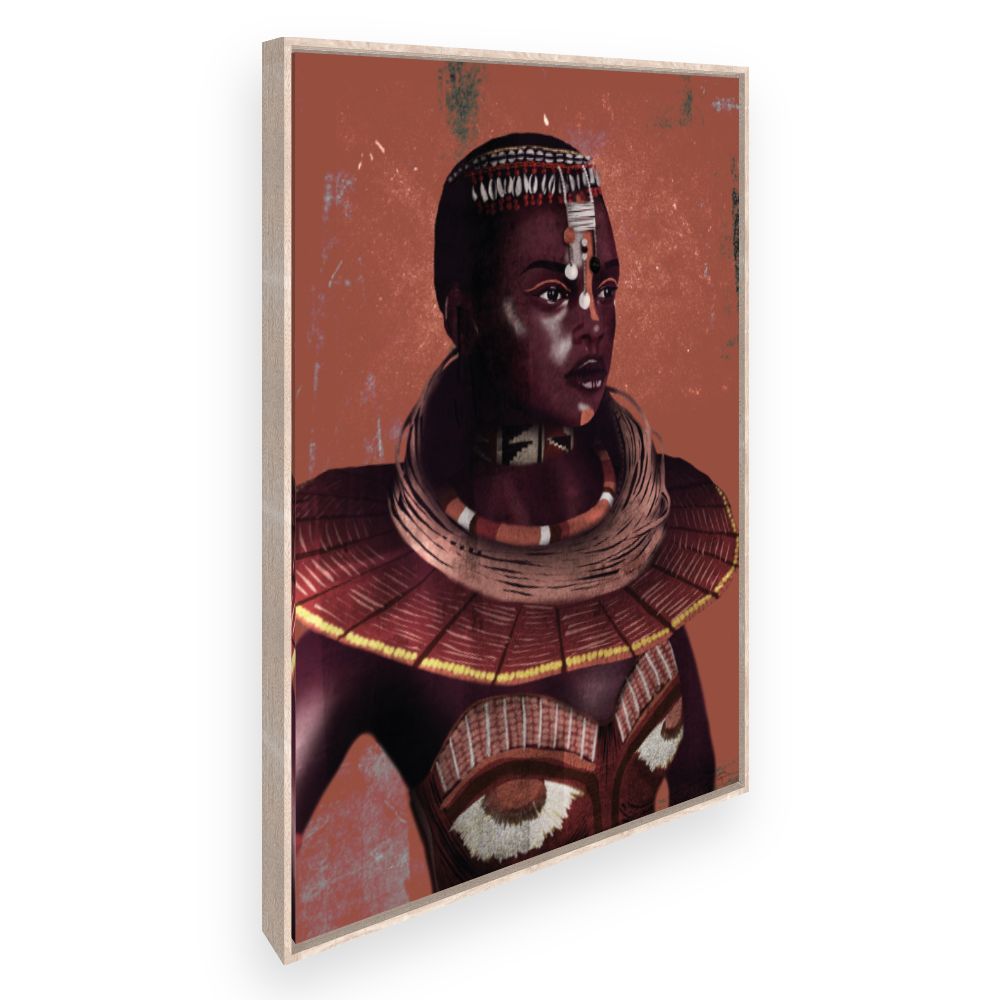 Toile Portrait tribal