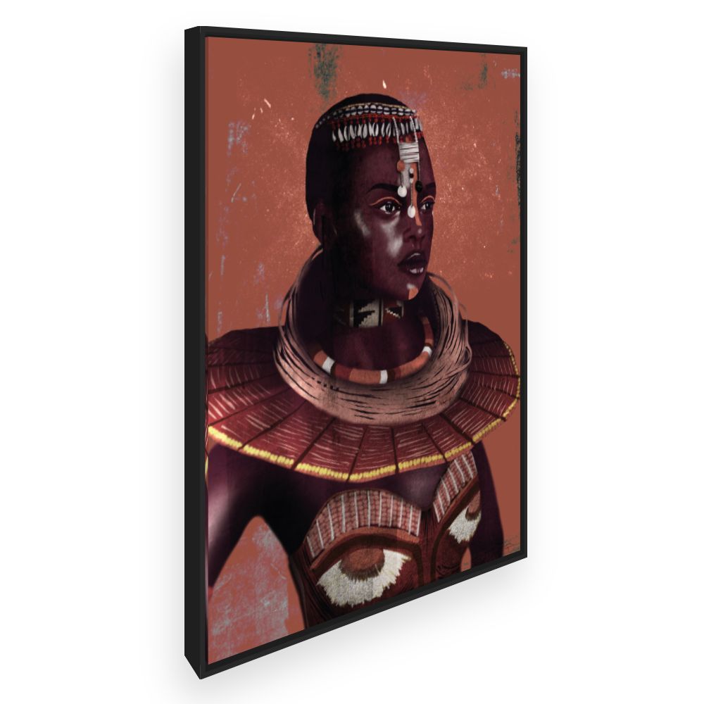 Toile Portrait tribal