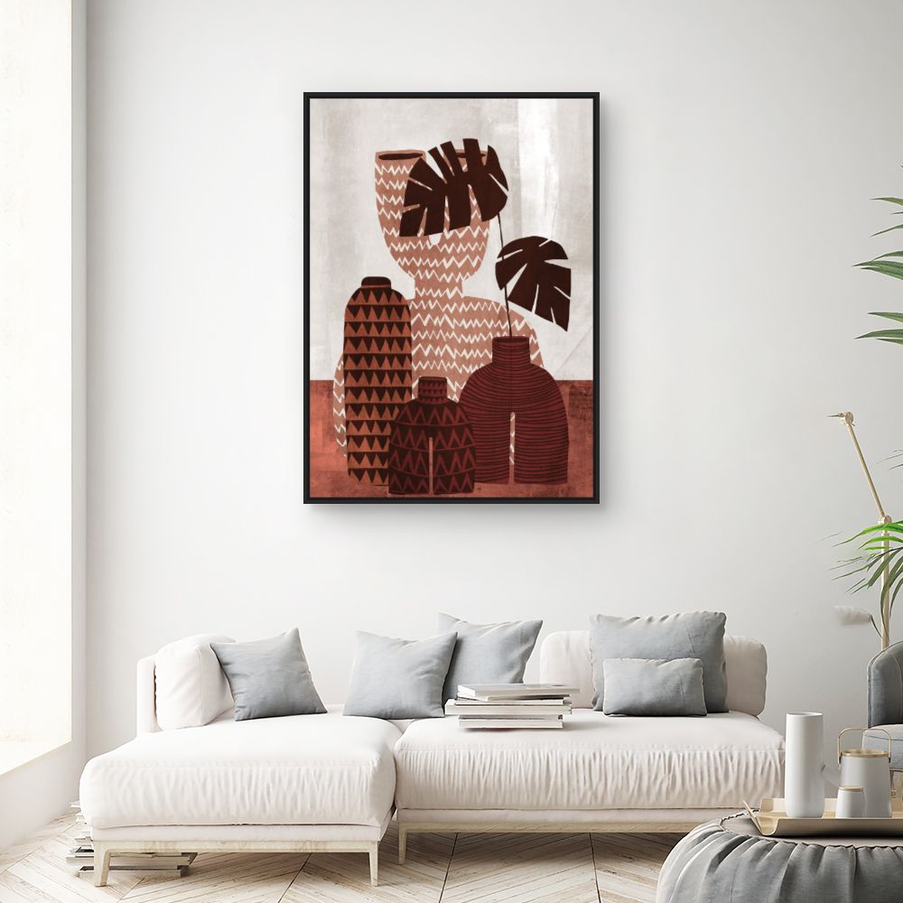 Tableau Vases ethniques modernes